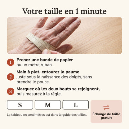 La Mitaine Maille Libre – mitaine de maintien du pouce, doigts libres (la paire)