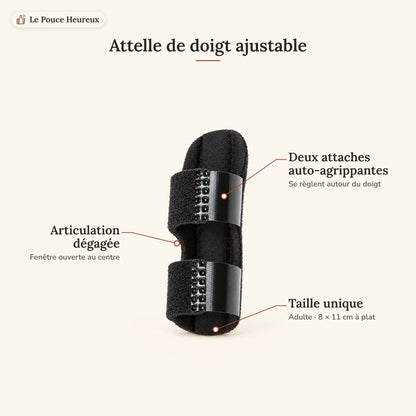 Attelle de doigt ajustable